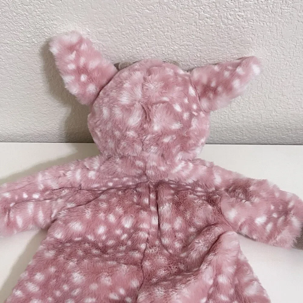 Douglas Baby Cuddle Toys Farrah Pink Fawn Sshlumpie Security Blanket Lovey 17